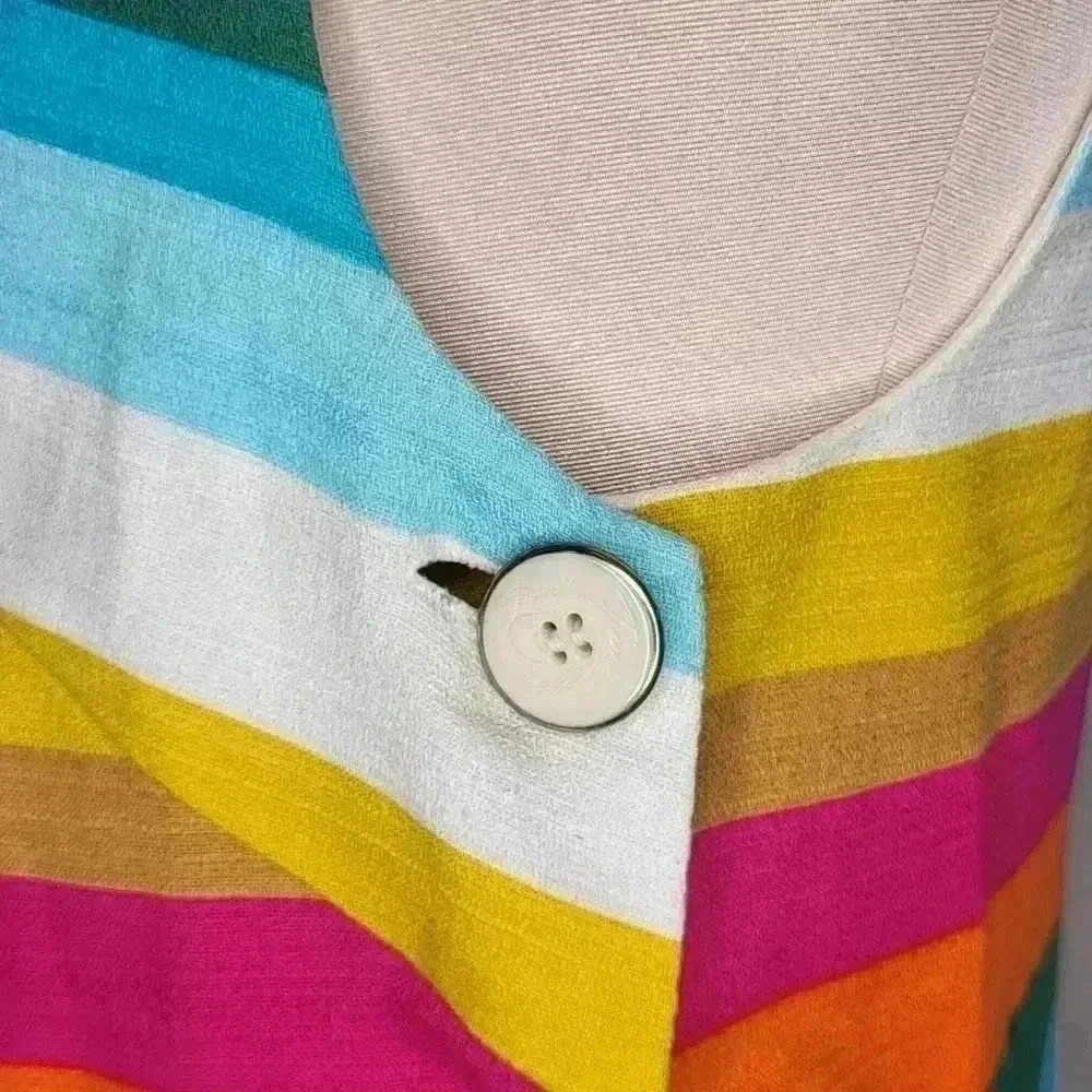 Trina Turk Skooter's Stripe Cotton Emmie Dress in Multi Womens Size 8 - Picture 14 of 14